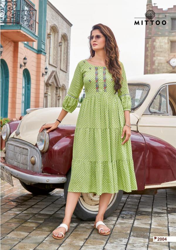 Mittoo Chaahat Designer Long Kurti Collection